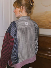 Blouson // Dunkel + Rot // Onesize