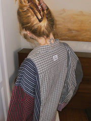 Blouson // Dunkel + Rot // Onesize