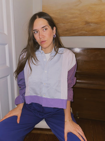 Blouson // Lila + Blau // Onesize