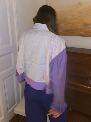 Blouson // Lila + Blau // Onesize