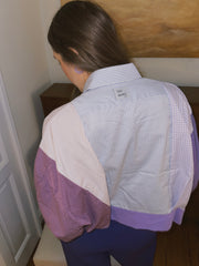 Blouson // Lila + Blau // Onesize
