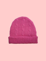KINDERMÜTZE PINK "LITTLE FLOWER" AUS KASCHMIR