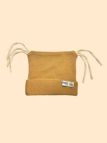 KINDERMÜTZE BROWNY AUS KASCHMIR MIT "ÖHRCHEN"