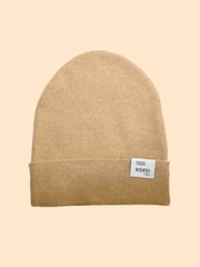 HELLBRAUNE MÜTZE "LIVY" AUS KASCHMIR // UNISEX