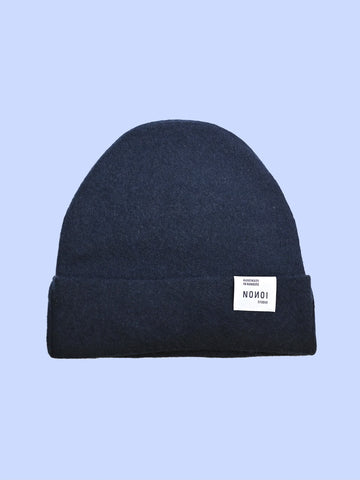 DUNKELBLAU MÜTZE "JAKARTA" AUS KASCHMIR // UNISEX