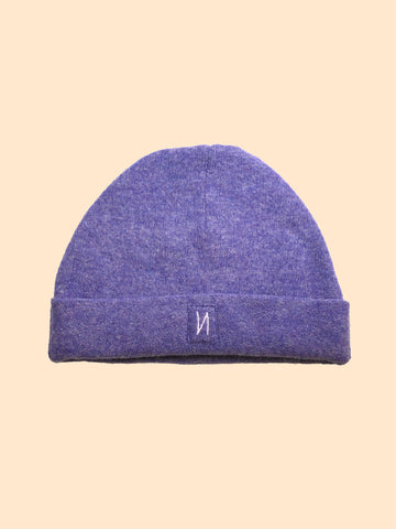 MÜTZE LILA "KIEL" AUS WOLLE // UNISEX