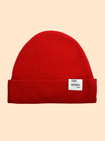 ROTE MÜTZE "ORJU" AUS KASCHMIR // UNISEX