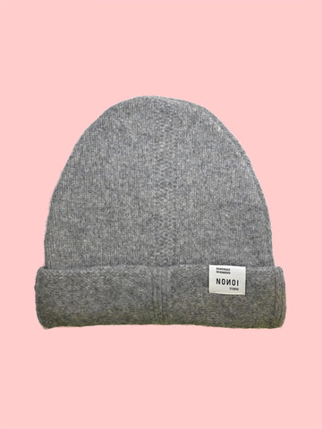 GRAUE MÜTZE "GENF" AUS WOLLE // UNISEX