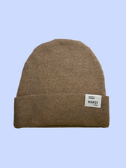 MÜTZE "AVAR" BEIGE-BRAUN AUS KASCHMIR // UNISEX
