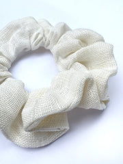 WHITEY SCRUNCHIE // LEINEN