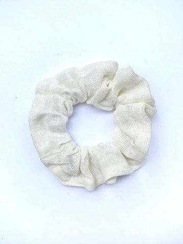 WHITEY SCRUNCHIE // LEINEN