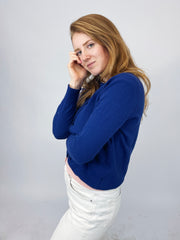 PULLOVER ROSE // WOLLE // S