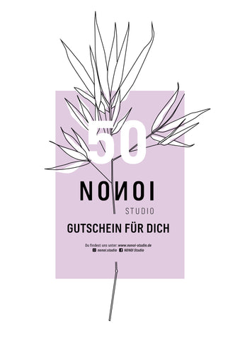 NONOI Studio Gutschein // 50 €