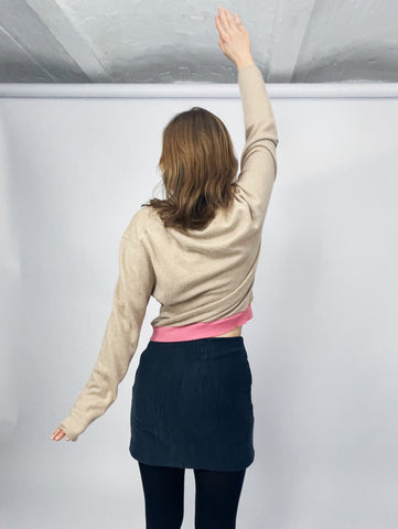 PULLOVER BEIGE // KASCHMIR // S