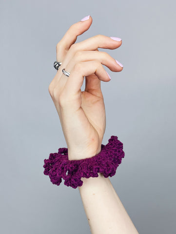 Lilanes Häkel-Scrunchie "PILLY"  // Baumwolle