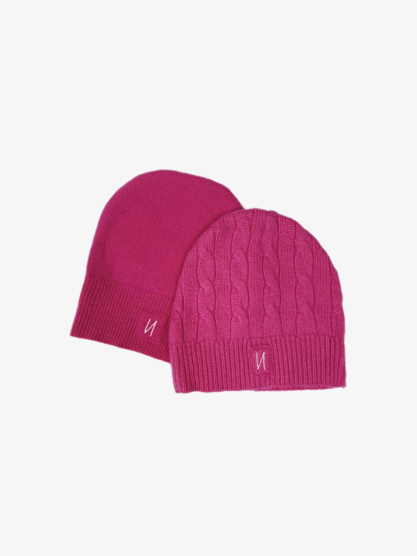 Nonoi Studio KINDERMÜTZE PINK "LITTLE FLOWER" AUS KASCHMIR