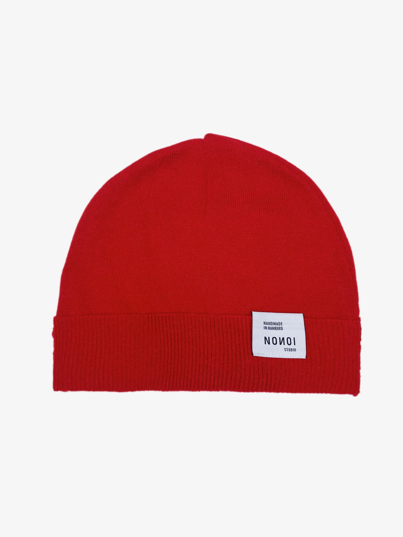 Nonoi Studio ROTE MÜTZE "ORJU" AUS KASCHMIR // UNISEX