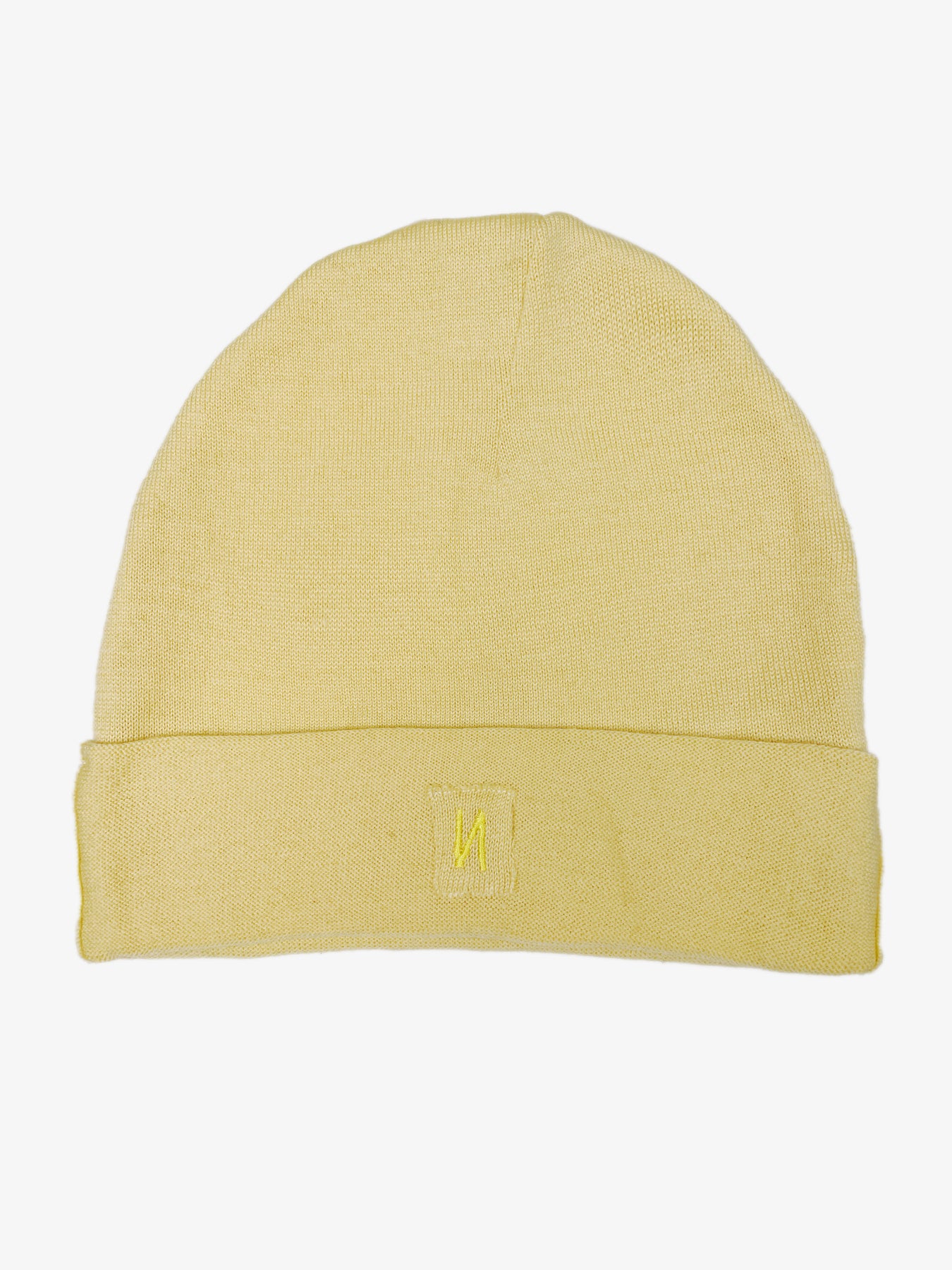 Nonoi Studio GELBE MÜTZE "DRESDEN" AUS WOLLE // UNISEX