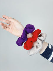 Rotes Scrunchie "REDDY" // aus Kaschmir