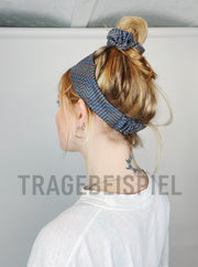 Blumen Scrunchie & Haarband // Nachhaltiges Set aus Seide